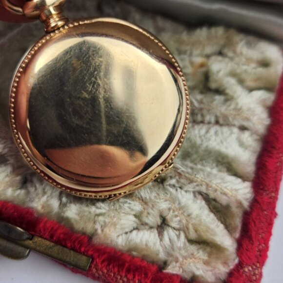 1900 American Waltham Seaside Model 1891 0s Crescent 20Y Case Pocket Watch Runs - Picture 6 of 16